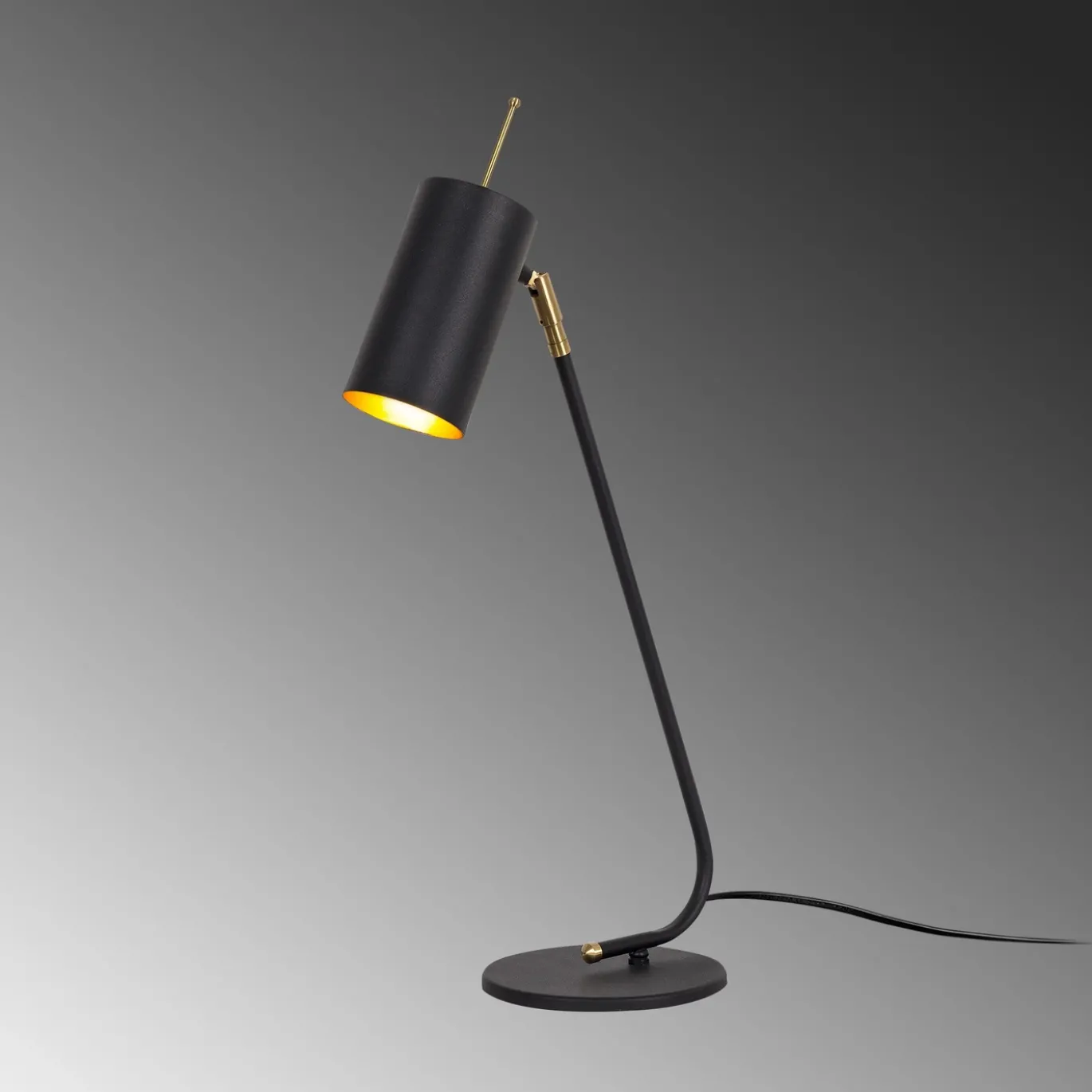 Tafellamp Sivani Slick Zwart