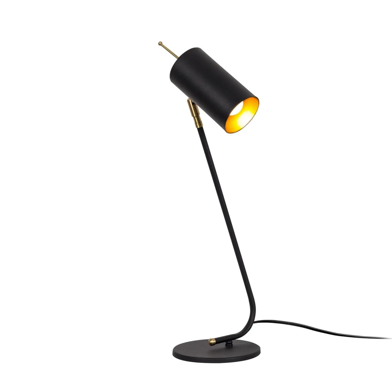 Tafellamp Sivani Slick Zwart