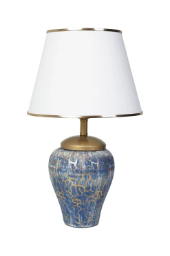 Tafellamp Tirilar Blauw/Wit