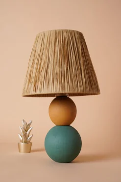 Tafellamp Yuvalak Blauw/Oranje