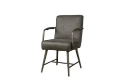 Tower Living Armstoel Belmonte Stof Cherokee 1 Grijs