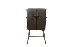 Tower Living Armstoel Belmonte Stof Cherokee 1 Grijs