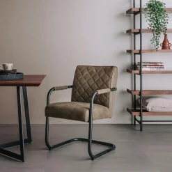 Tower Living Armstoel Civo Bull Groen