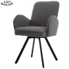 Tower Living Armstoel Livo Stof Ascot 5 Antraciet (draaibaar)