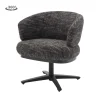 Tower Living Armstoel Perca Lounge Stof Ted 17 Blue-grijs