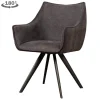 Tower Living Armstoel Riviera Stof Brego 18 Donkergrijs (draaibaar)