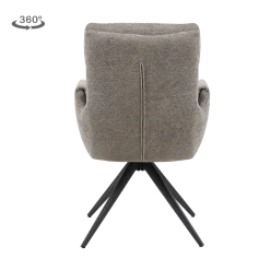 Tower Living Armstoel Varzo Toro 45 Mokka Draaibaar