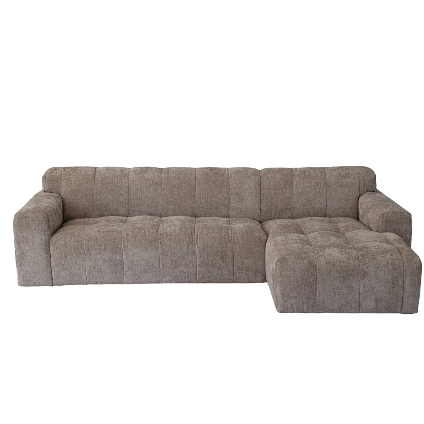 Tower Living Bank Austin 2,5-zits-al + Chaise R Haga 30 Beige