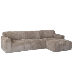 Tower Living Bank Austin 2,5-zits-al + Chaise R Haga 30 Beige