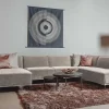 Tower Living Bank Leeds Chaise L 2,5-zits Ottoman R City 120 Beige