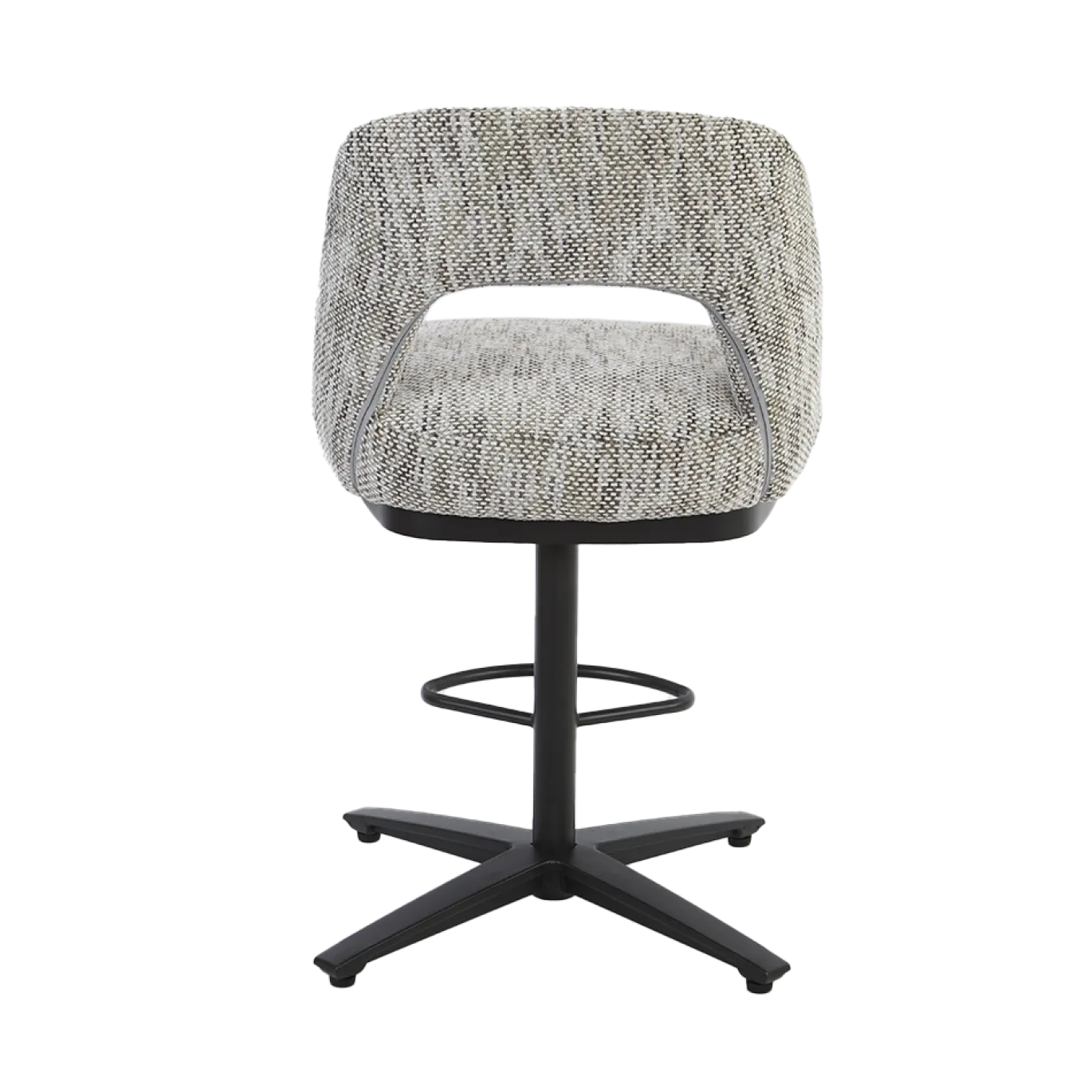 Tower Living Barstoel Caldes Ted 8 Wit/Grijs Draaibaar