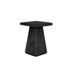 Tower Living Bijzettafel Asti Vierkant Zwart 40cm