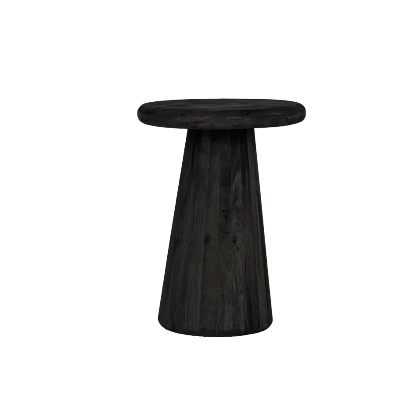 Tower Living Bijzettafel Asti Rond Zwart 40cm