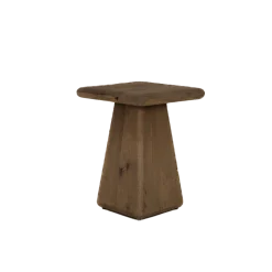 Tower Living Bijzettafel Asti Vierkant Bruin 40cm