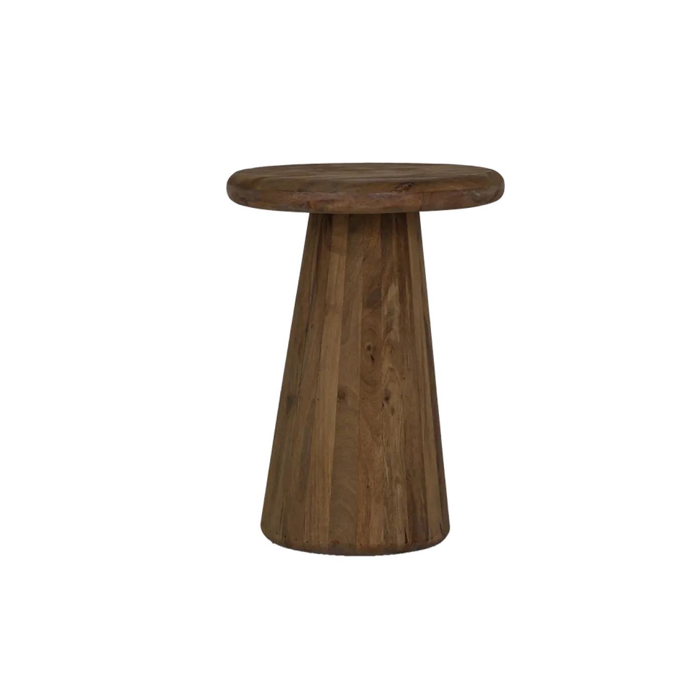 Tower Living Bijzettafel Asti Rond Bruin 40cm