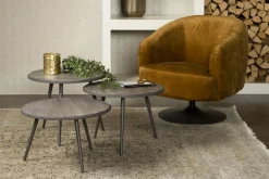 Tower Living Bijzettafel Turi 55cm Grijs