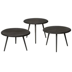 Tower Living Bijzettafel Turi 55cm Zwart