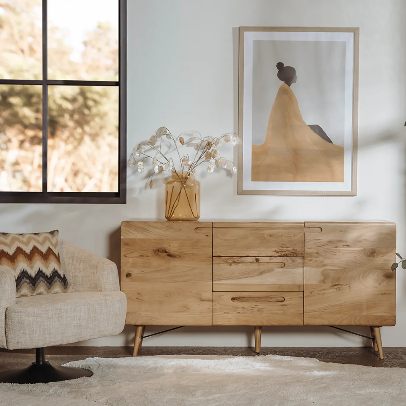 Tower Living Dressoir Aura Naturel 160cm