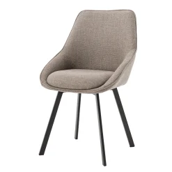 Tower Living Eetkamerstoel Borgo Bjorn 34 Beige/Grijs Draaibaar