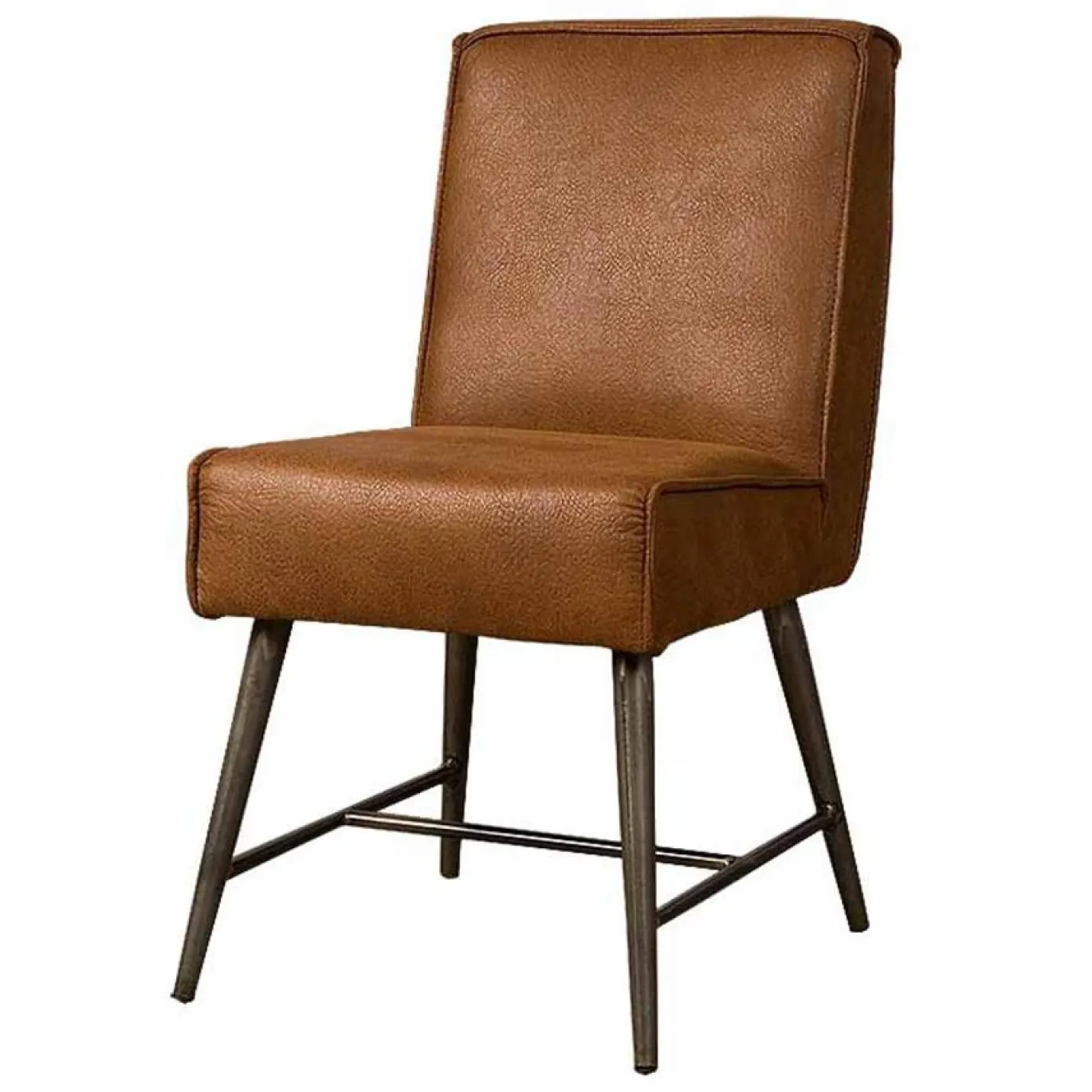 Tower Living Eetkamerstoel Belmonte Stof Cherokee 8 Cognac