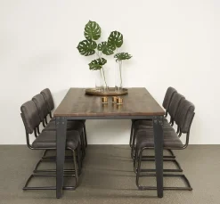 Tower Living Eetkamertafel Basto 200cm Bruin