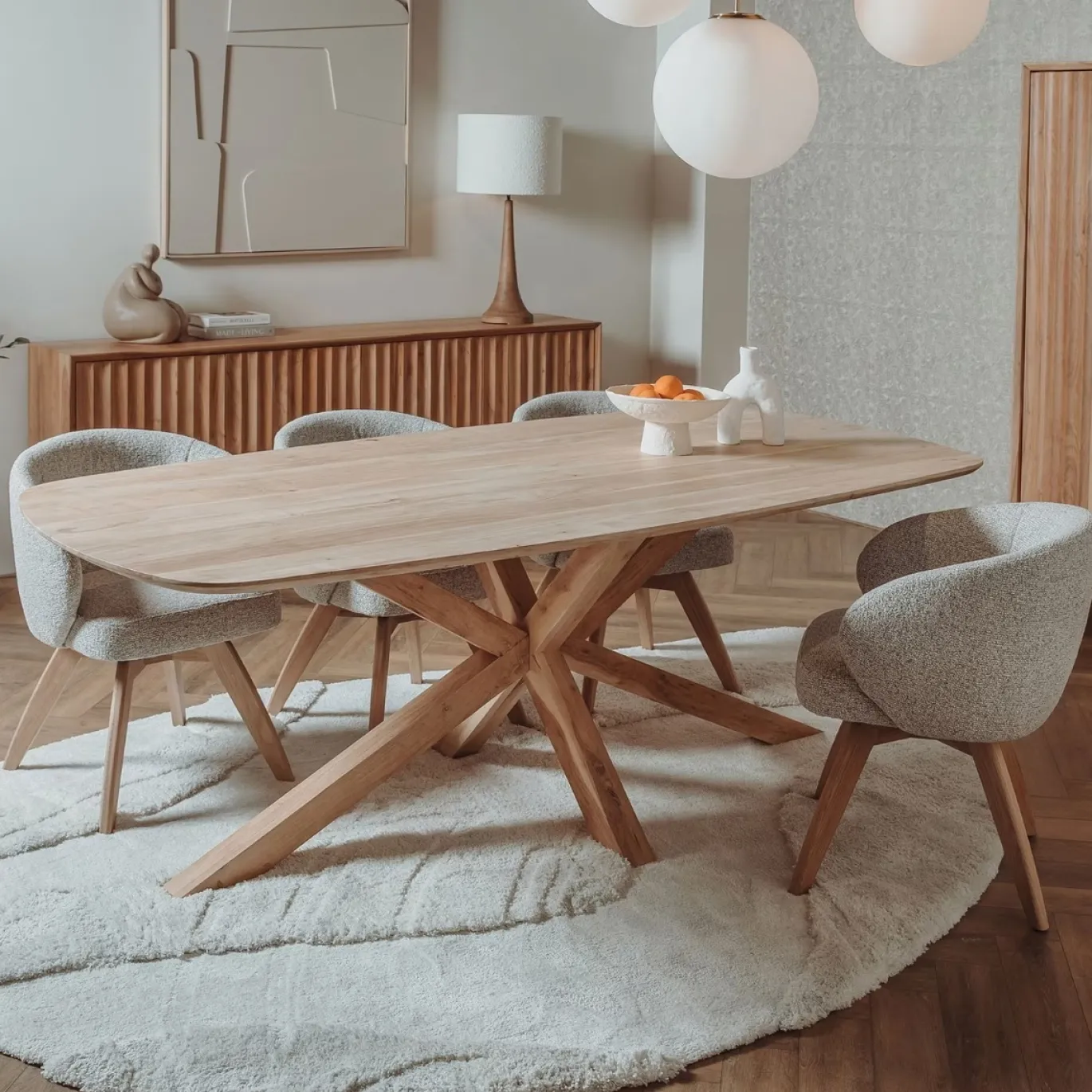 Tower Living Eetkamertafel Crotone 180cm