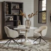 Tower Living Eetkamertafel Elba Gebroken Wit Rond 120cm