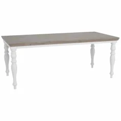 Tower Living Eetkamertafel Fleur Chique 160cm Wit