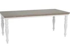 Tower Living Eetkamertafel Fleur Chique 160cm Wit