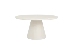 Tower Living Eetkamertafel Mello Rond Wit 150cm