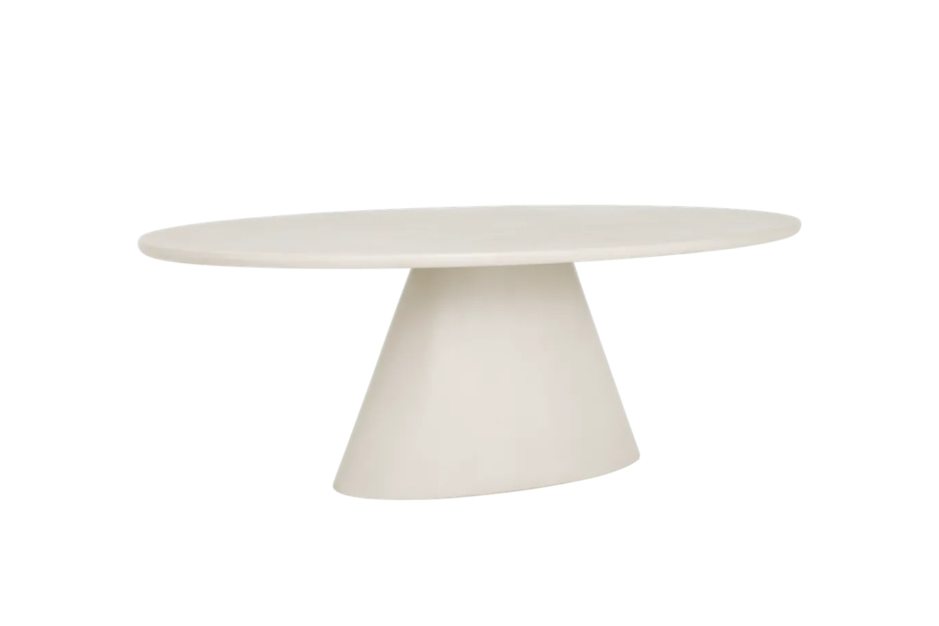 Tower Living Eetkamertafel Mello Ovaal Wit 240cm