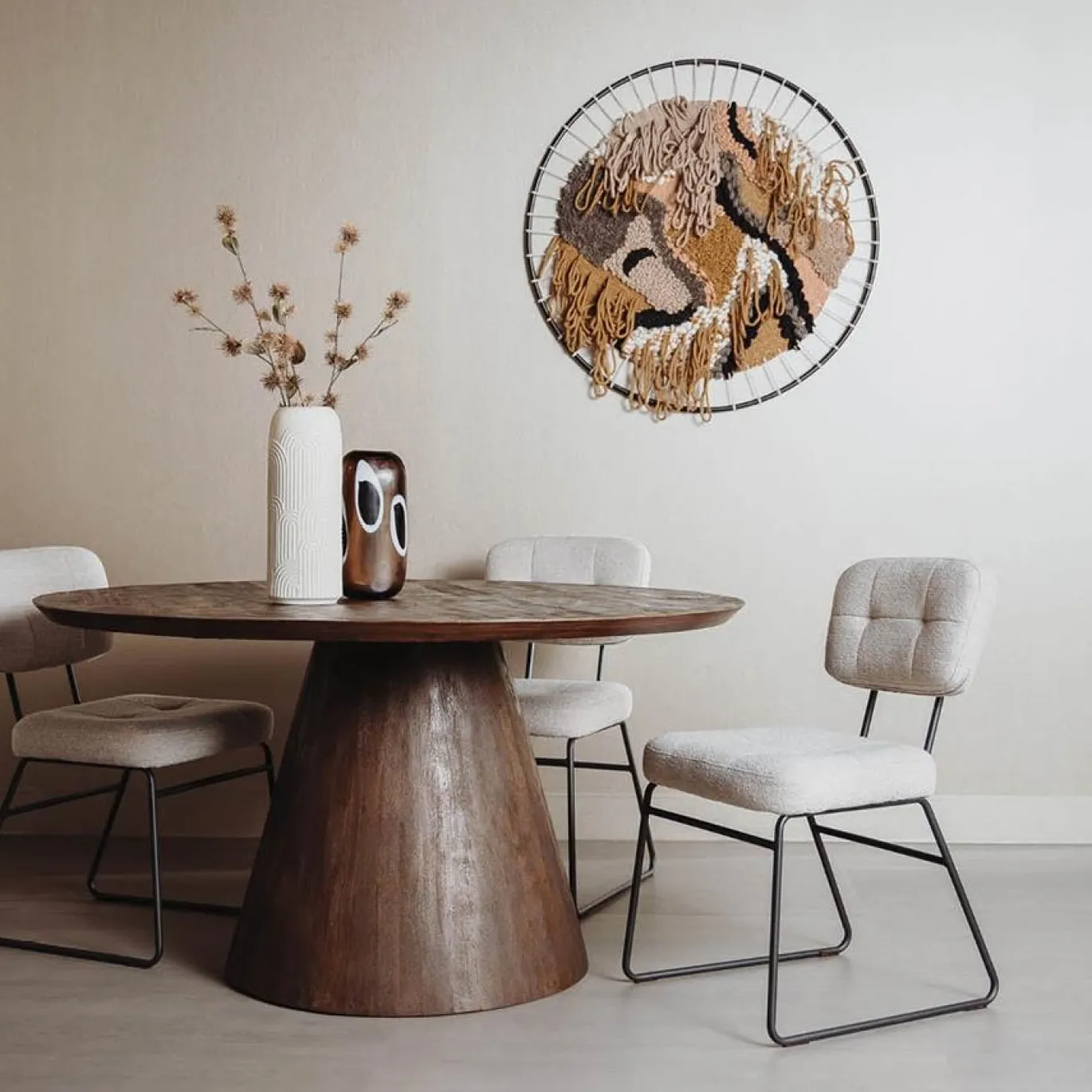 Tower Living Eetkamertafel Premana 150cm Bruin
