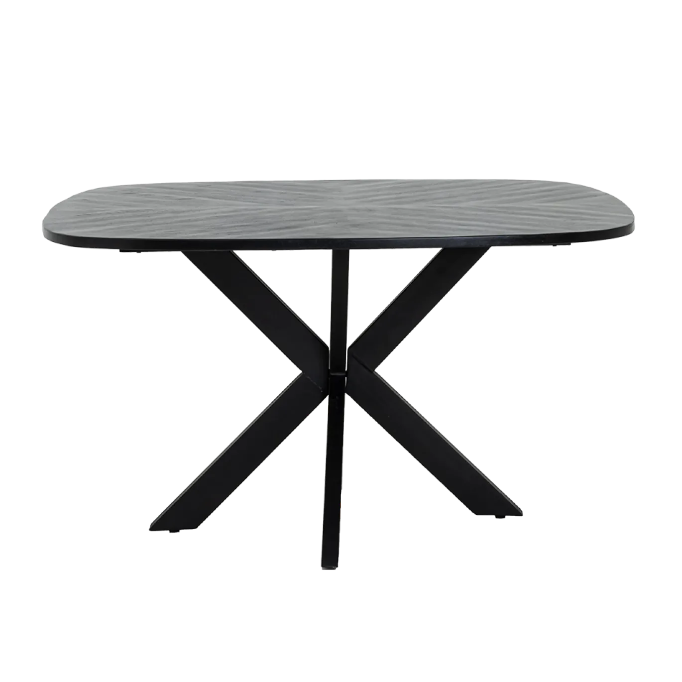 Tower Living Eetkamertafel Silvi Zwart 130cm