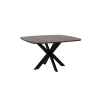 Tower Living Eetkamertafel Silvi Olijfbruin 130cm