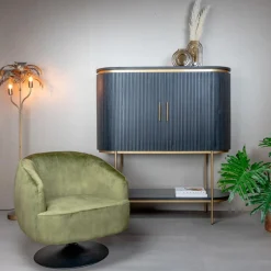 Tower Living Fauteuil Barga Bliss 19 Groen (draaibaar)
