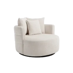 Tower Living Fauteuil Bolza Trenza 6 Ivory Draaibaar