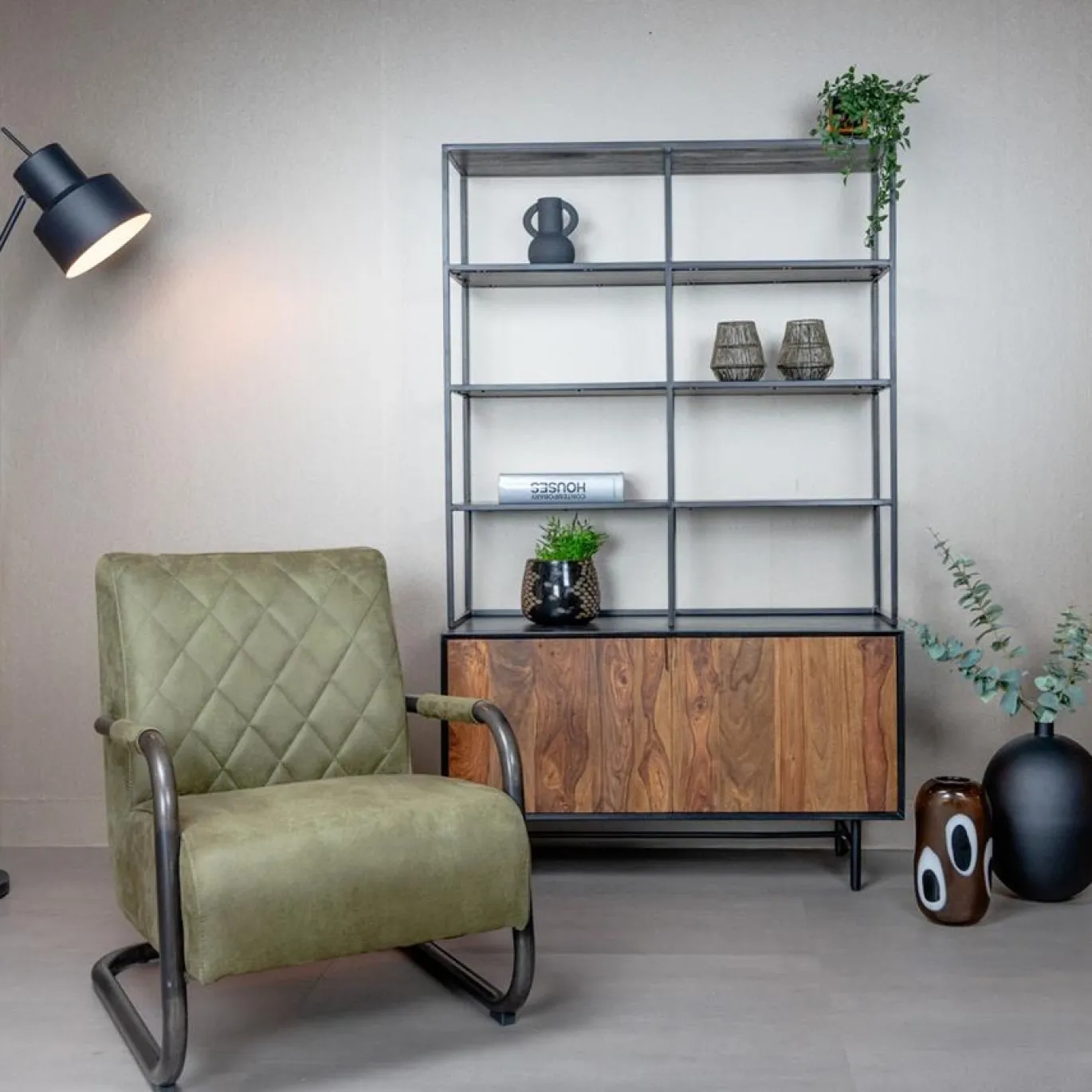 Tower Living Fauteuil Civo Bull Groen