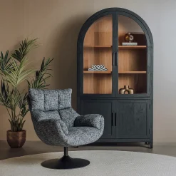 Tower Living Fauteuil Force Imo 60 Donkergrijs Draaibaar