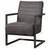 Tower Living Fauteuil Rocca Bull Antraciet