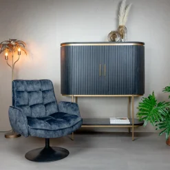 Tower Living Fauteuil Tropea Adore Donkergrijs 29 (draaibaar)