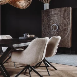 Tower Living Opbergkast Padua Bruin