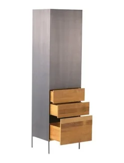 Tower Living Opbergkast Pandora (rechtsdraaiend) Bruin