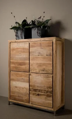 Tower Living Opbergkast Venetie 130cm Bruin