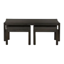 Tower Living Salontafel Amalfi En Bijzettafelset Basalt Vanaf 50cm