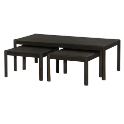 Tower Living Salontafel Amalfi En Bijzettafelset Basalt Vanaf 50cm
