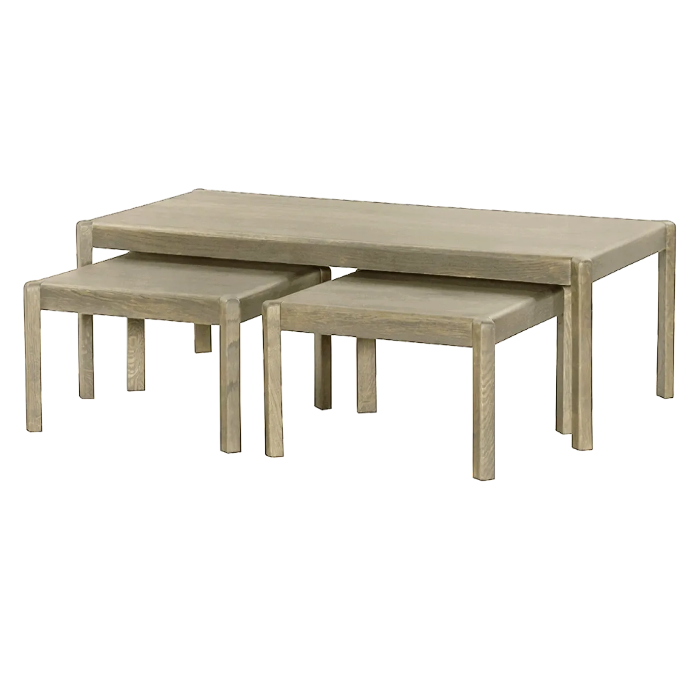Tower Living Salontafel Amalfi En Bijzettafel (set) Whitewash Vanaf 50cm