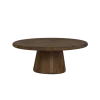 Tower Living Salontafel Asti Rond Bruin 90cm