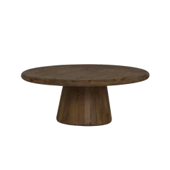 Tower Living Salontafel Asti Rond Bruin 90cm