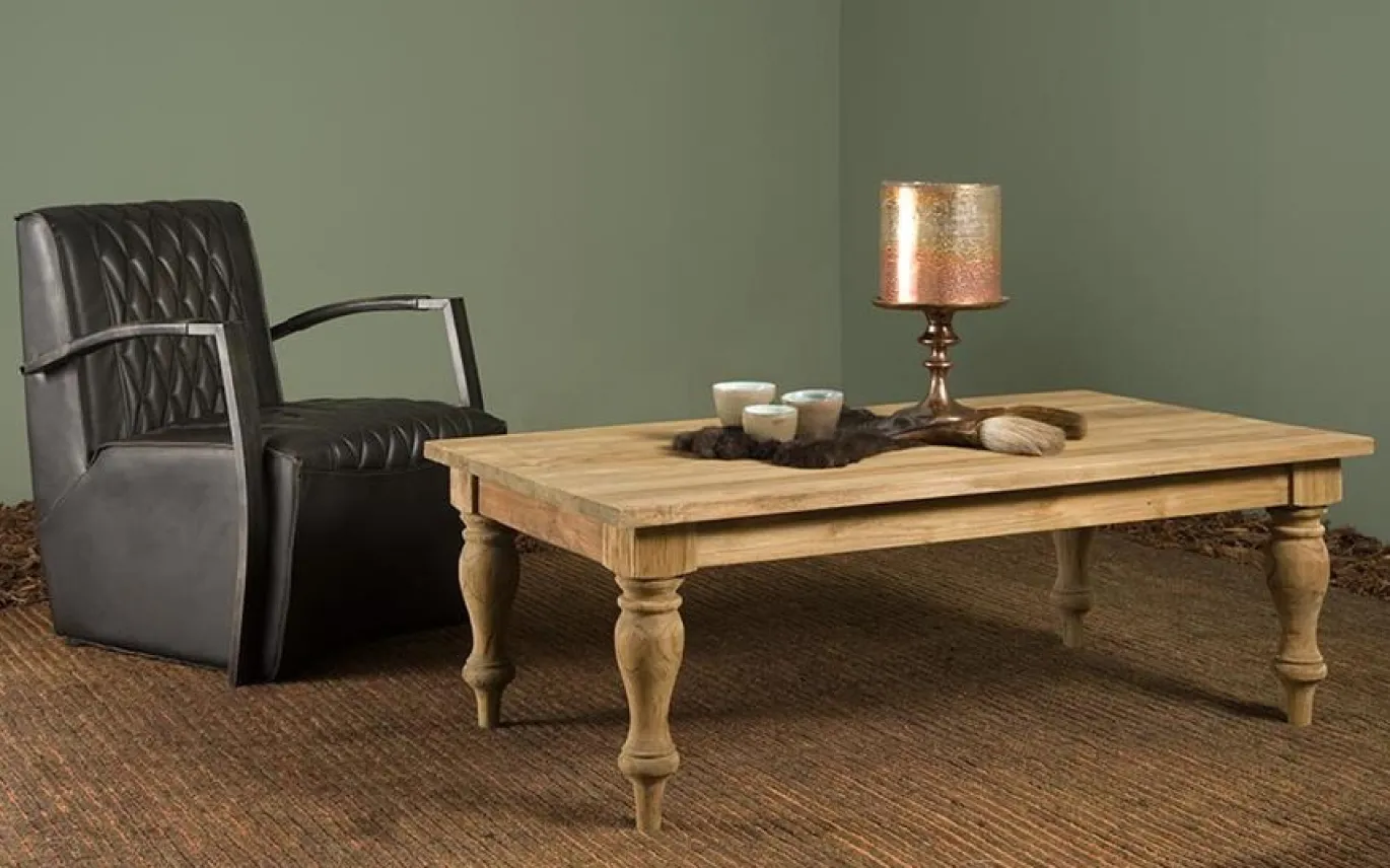 Tower Living Salontafel Bologna 130cm Bruin