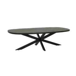 Tower Living Salontafel Silvi Zwart 130cm
